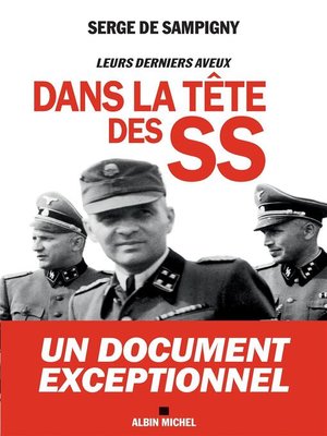 cover image of Dans la tête des SS